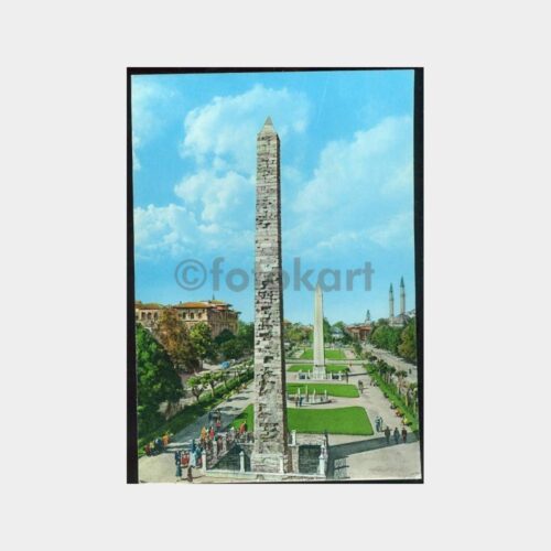 İstanbul Dikilitaş Meydanı Görünüş Kartpostal