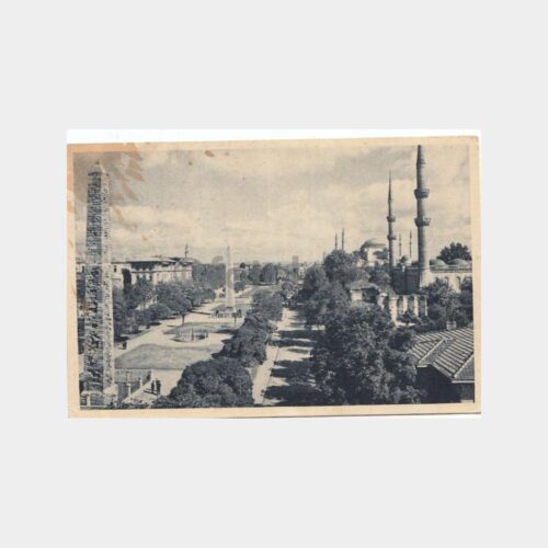 1959 Dikilitaş Meydanı Görünüş -Doğan Kardeş- Kartpostal