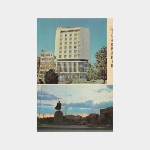 1972 Diyarbakır Ata Anıtı ve Tatlıcılar Oteli Kartpostal