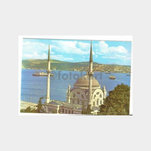 Dolmabahçe ve Boğaziçi Görünüş Tebrik Kartı
