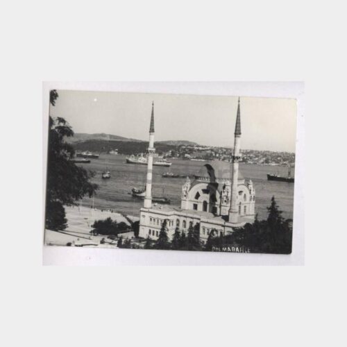 Boğaziçi ve Dolmabahçe Camii Görünüş Fotokart
