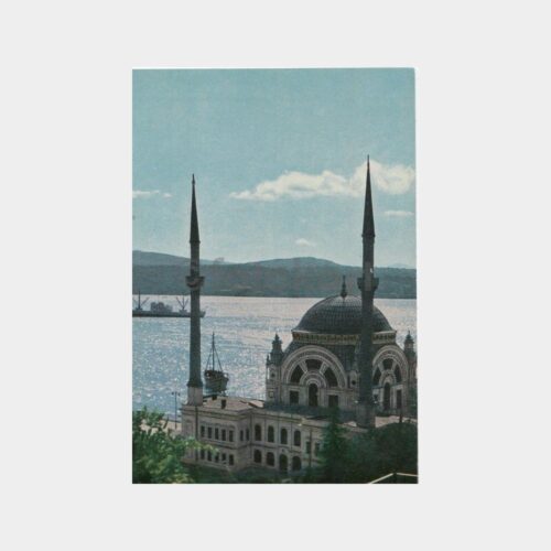 1971 Dolmabahçe Camii Görünüşü Kartpostal