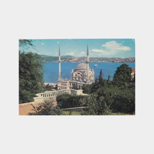 1975 İstanbul Dolmabahçe Camii Görünüş Kartpostal