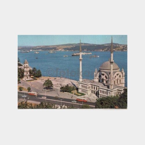 1966 Boğaziçi Dolmabahçe Camii Görünüş Kartpostal