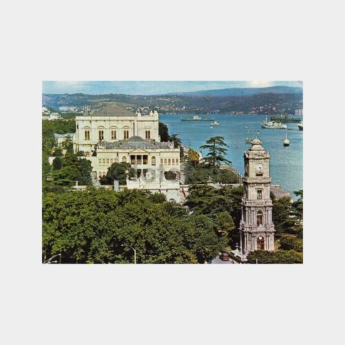 1970 İstanbul Dolmabahçe Sarayı Görünüş Kartpostal