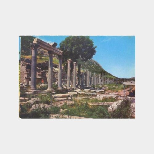 Efes Agora ve Liman Görünüş Kartpostal