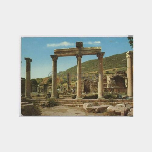 Efes Antik Kenti - Agora Pazar Yeri Kartpostal