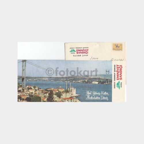 1969 Emniyet Sandığı Yeni Yıl Tebrik Kartı