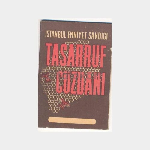 1953 Emniyet Sandığı Tasarruf Cüzdanı