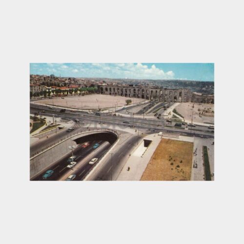 1969 İstanbul Fatih Saraçhane Görünüş Kartpostal
