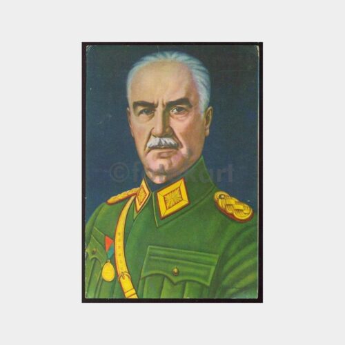 Mareşal Fevzi Çakmak Konulu Kartpostal