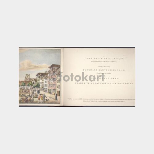 1953 Geigy İlaç Tanıtım -Basel- Yılbaşı Tebrik Kartı