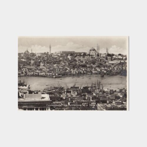 1920 Haliç Süleymaniye Camii Konulu -Editör Isaac- Kartpostal