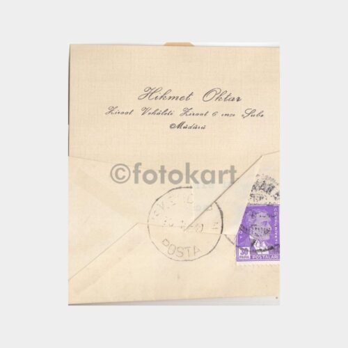 1940 Hikmet Oktar - Ziraat Müdürü Kartvizit