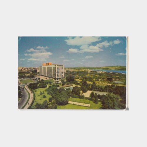 1975 İstanbul Hilton Oteli Görünüş Kartpostal