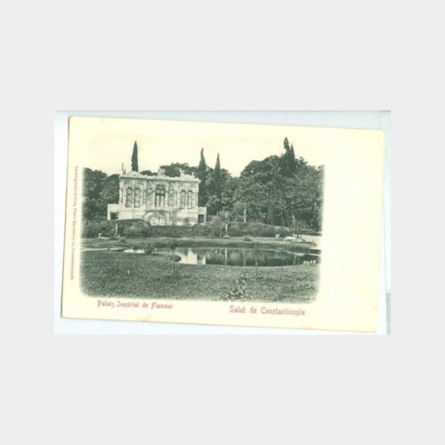 1910 İstanbul Ihlamur Sarayı Görünüş Kartpostal