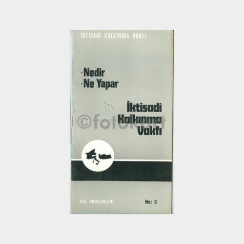 1968 İktisadi Kalkınma Vakfı Broşürü
