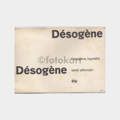1960 Geigy İlaç Tanıtım Kartı