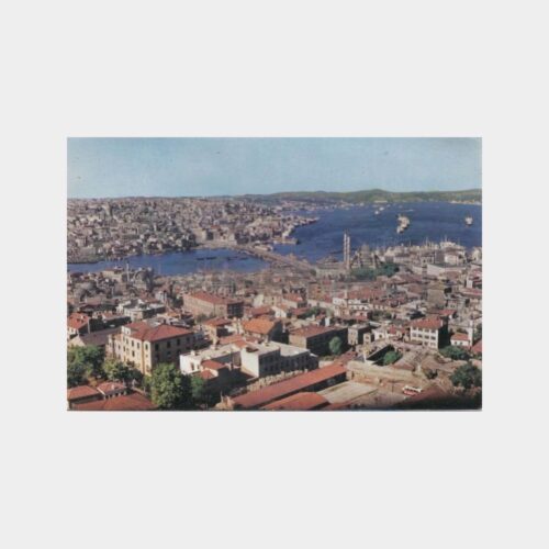 1968 İstanbul Genel Görünüş Kartpostal