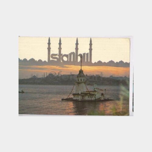 İstanbul Kız Kulesi Görünüş Kartpostal