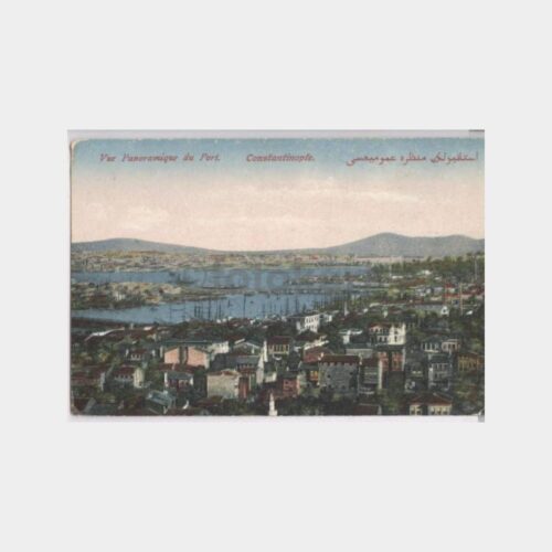 1923 İstanbul Liman Genel Görünüş Kartpostal