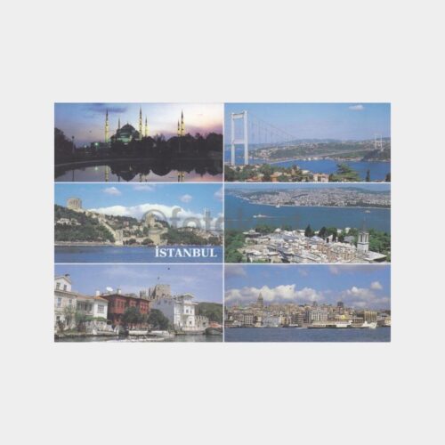 1996 İstanbul Muhtelif Görünüşlü Kartpostal