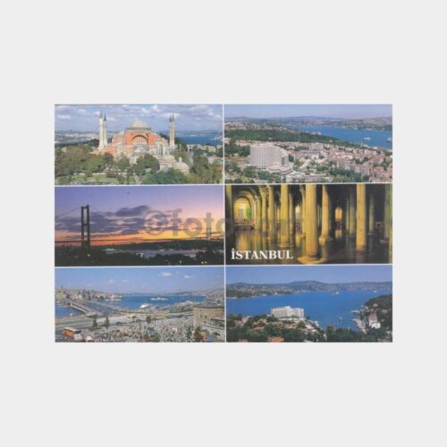 1996 İstanbul Muhtelif Görünüşlü Kartpostal