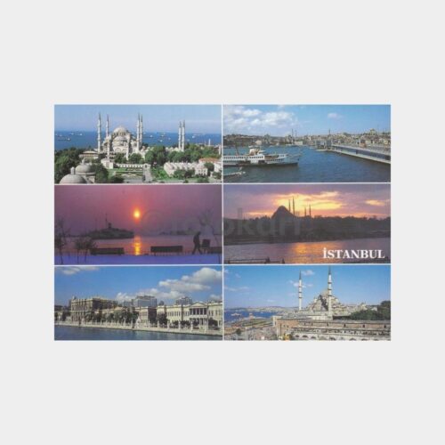1996 İstanbul Muhtelif Görünüşlü Kartpostal