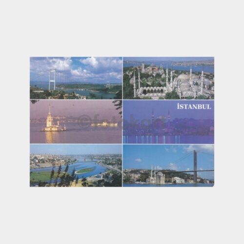 1996 İstanbul Muhtelif Görünüşlü Kartpostal