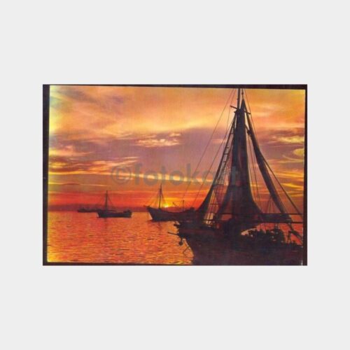İstanbul Yelkenliler Görünüş Kartpostal