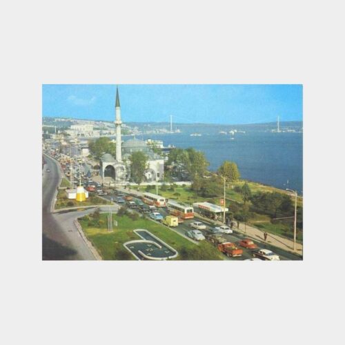 Kabataş Tophane Fındıklı Görünüş Kartpostal