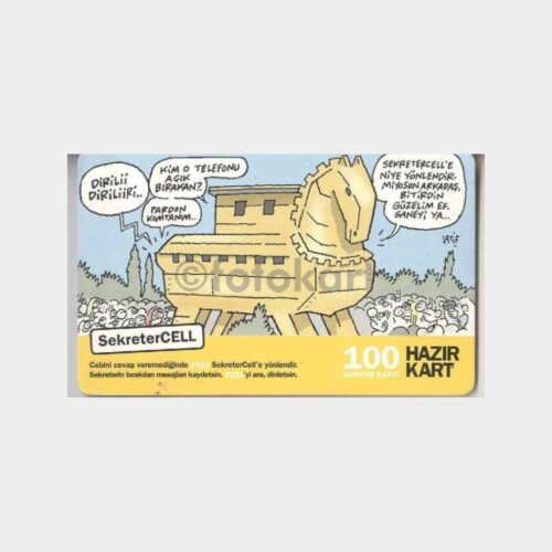 Karikatürlü Hazırkart (Kullanılmış)