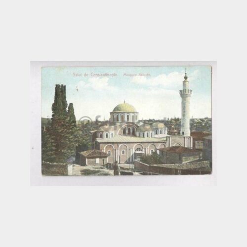 1910 İstanbul Kariye Camii Görünüş Kartpostal