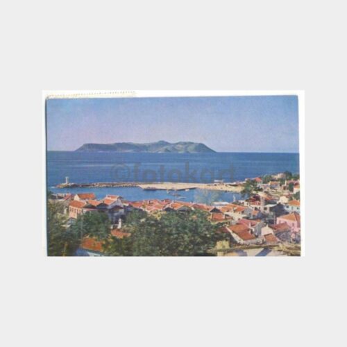 1973 Kaş Postadan Geçmiş Kartpostal