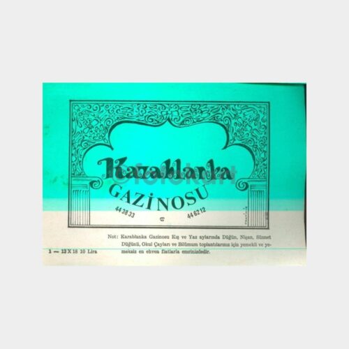 1972 Kazablanka Gazinosu Fotoğraf ve Kabı