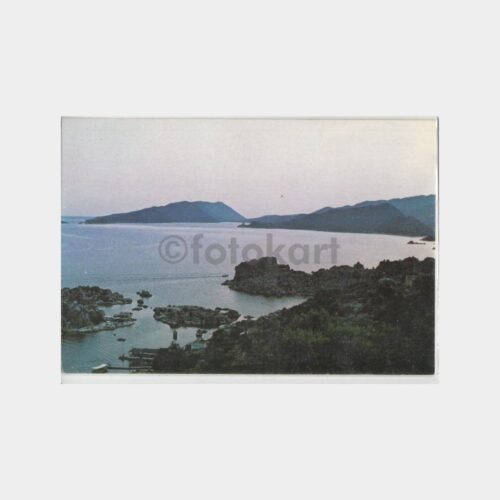 1975 Antalya Kekova Görünüş Kartpostal