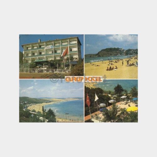 1978 İstanbul Kilyos Gurup Hotel Görünüş Kartpostal