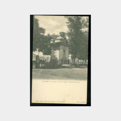 1910 Küçüksu Çeşmesi -Max Fruchtermann- Kartpostal