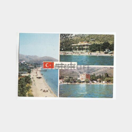 1972 Marmara Adası Çinarlı Görünüş Kartpostal