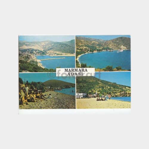 1972 Marmara Adası 4 Görünüş Kartpostal