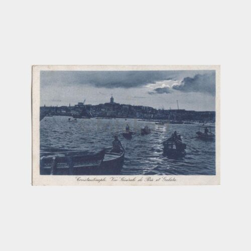 1923 İstanbul Marmara Kayıklar Görünüş Kartpostal