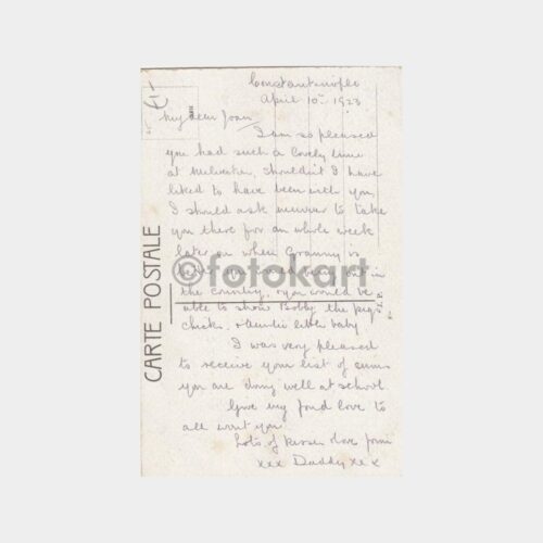 1923 İstanbul Marmara Kayıklar Görünüş Kartpostal - Görsel 2