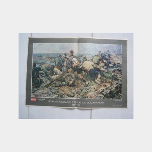 Ressam Sami Yetik -Milli Mücadele- Tablo Baskı Resim