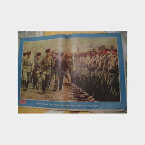 Mustafa Kemal Taaruz'da - Baskı Resim
