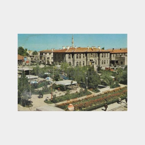 1970 Nevşehir Hükümet Konağı Görünüş Kartpostal