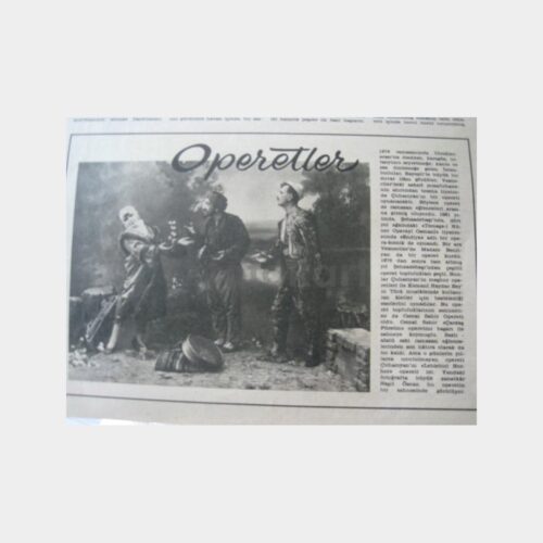 Orta Oyunu Kavuklu Hamdi - Tablo Baskı Resim - Görsel 3