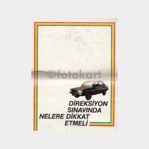 Oto Direksiyon Sınavında Nelere Dikkat Etmeli - Broşür
