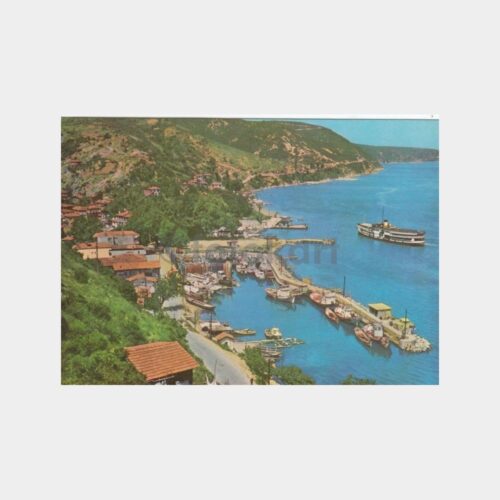 1970 Boğaziçi Rumeli Kavağı Görünüş Kartpostal