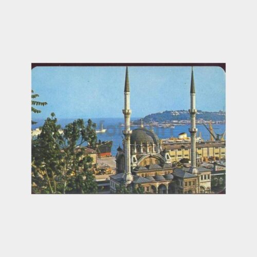 Salıpazarı Nusretiye Camii ve Deniz Görünüş Kartpostal