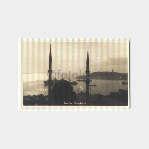 İstanbul Sarayburnu ve Boğaz Görünüş Fotokart